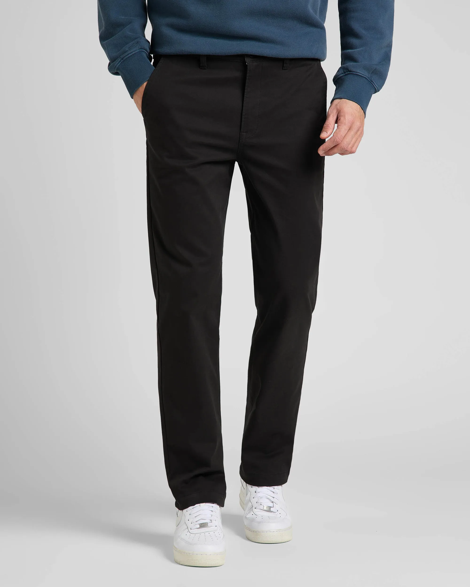 Lee Regular Mens Chino - Black