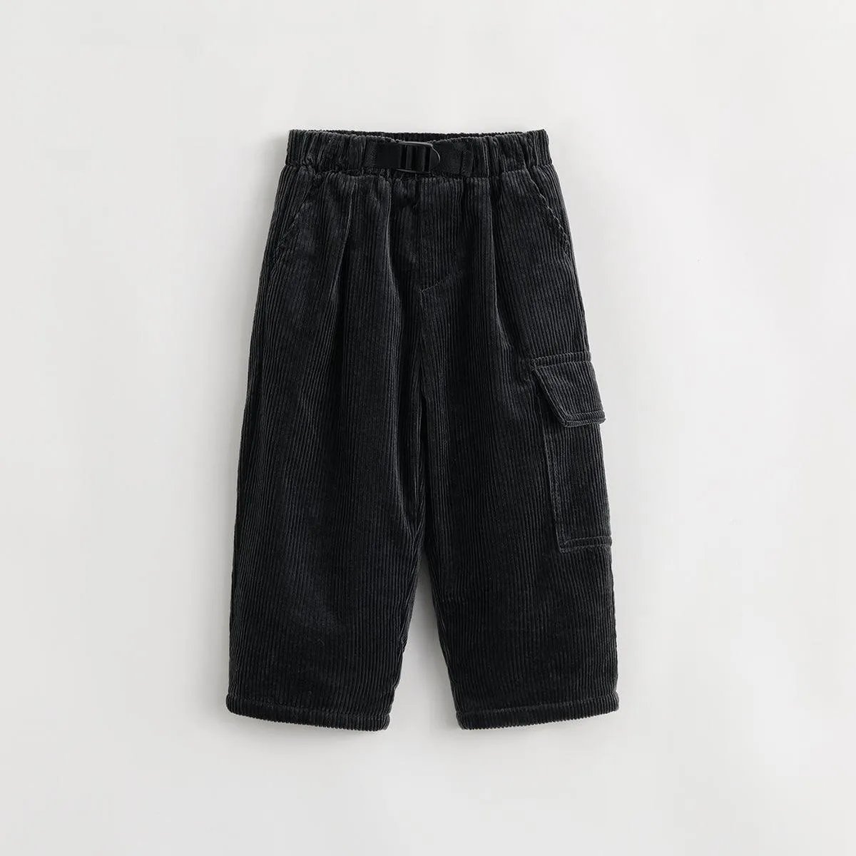 MARC & JANIE Boys Fleece-lined Cargo Corduroy Pants 231972