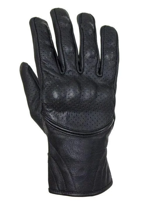 Men's Genuine Leather Racing Gloves, GLZ66-11-DL