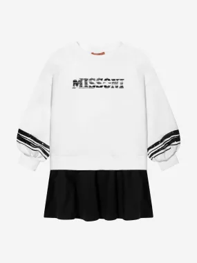 Missoni Girls Sweater Dress in White