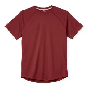 Momentum Tee in Heather Oxblood