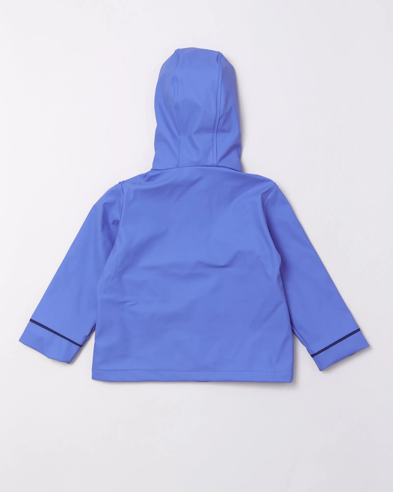 Ocean Blue Stripy Raincoat