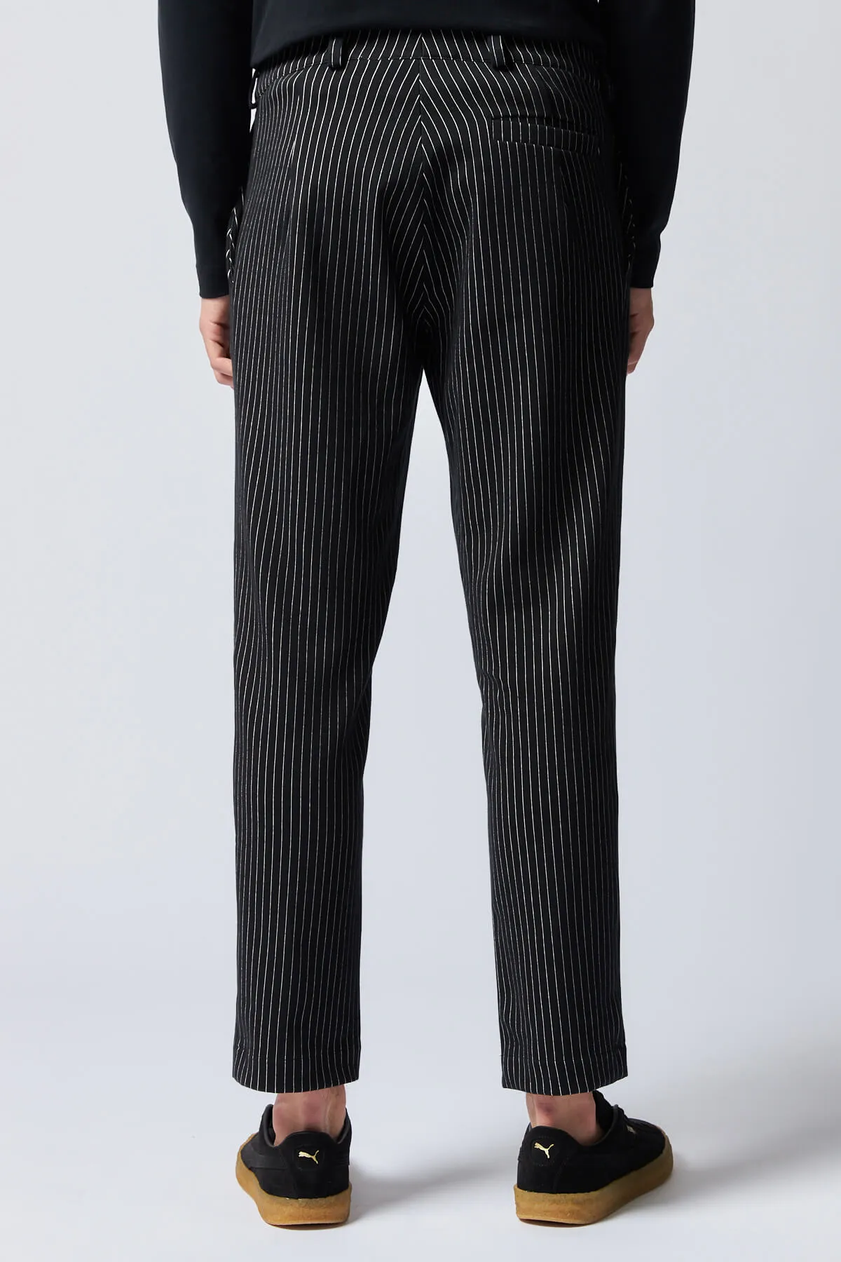 Pants Liam Black Pinstriped