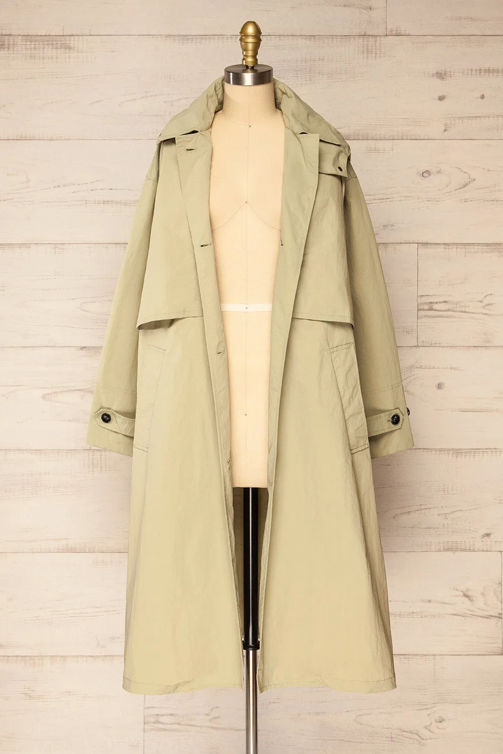 Saint-Sebastien | Oversized Button-Up Raincoat