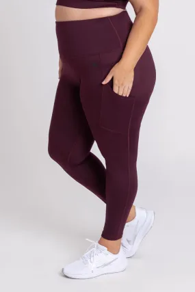 Smart Pocket Full Length Tight - Wine