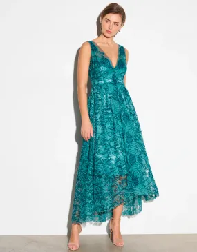 Stephanie Dress Turquoise - Australian Made