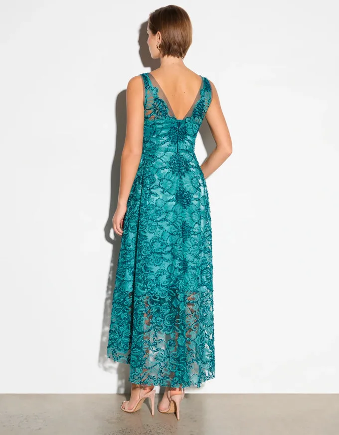 Stephanie Dress Turquoise - Australian Made