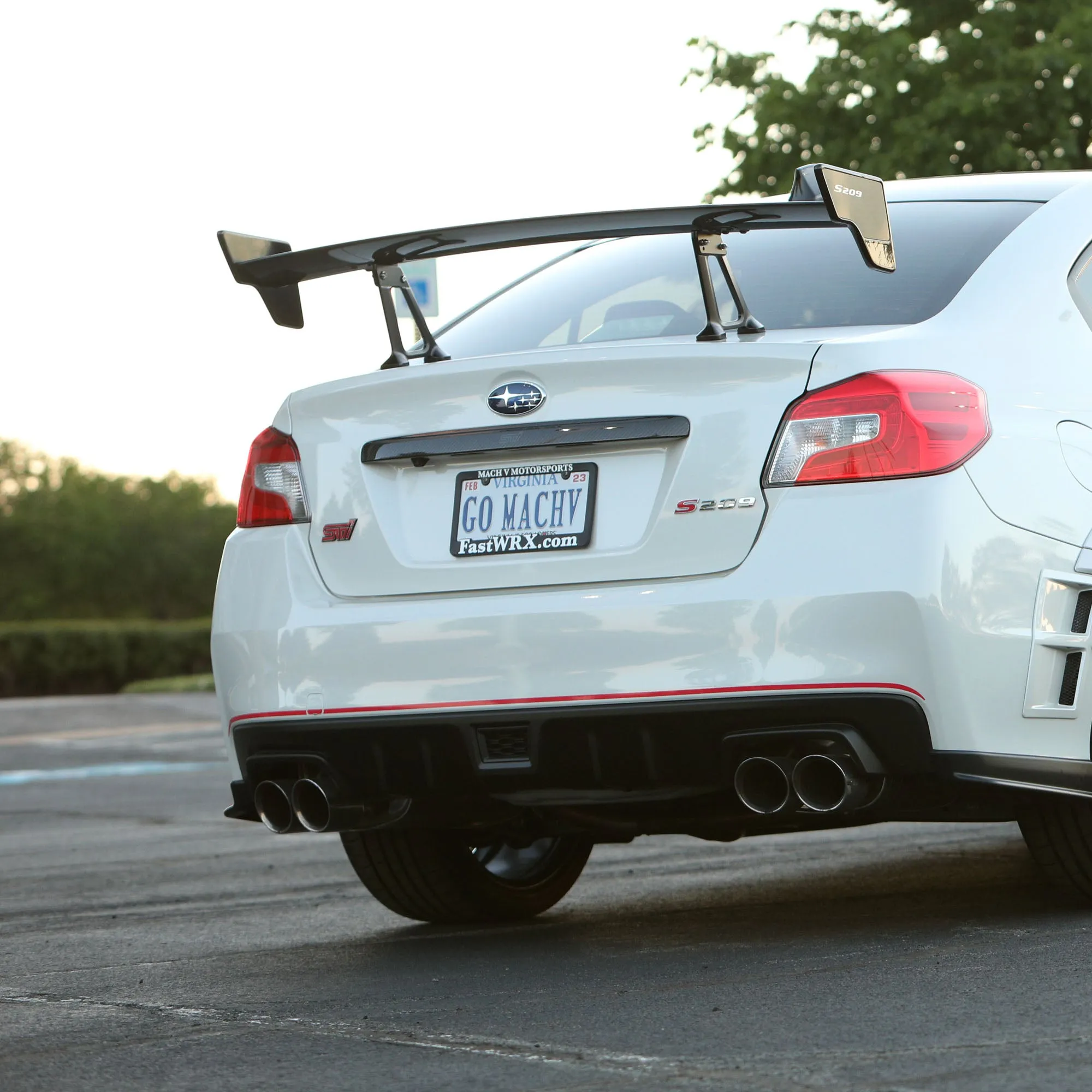 Subaru STI Carbon Fiber Trunk Trim 2015-2021 WRX/STI