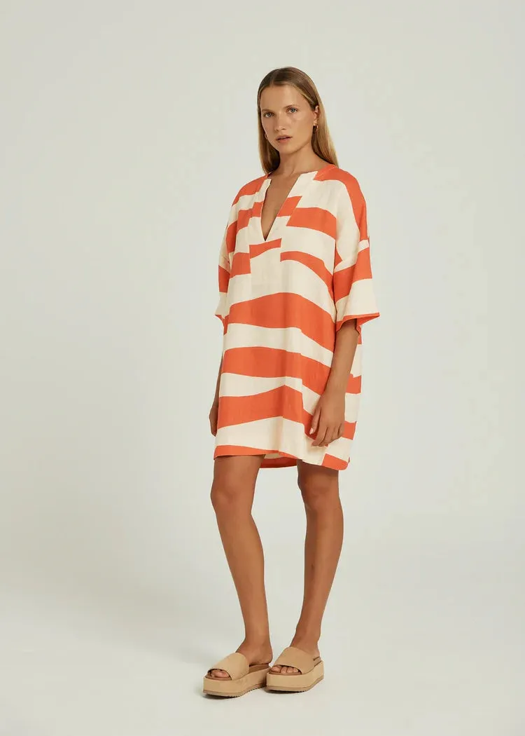 SUMMER TUNIC | Coral Wave