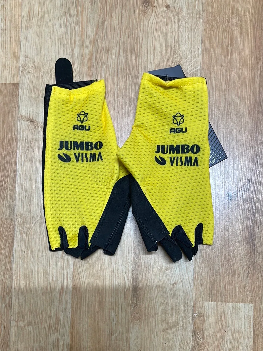 Team Jumbo Visma AGU Premium Race Gloves Yellow