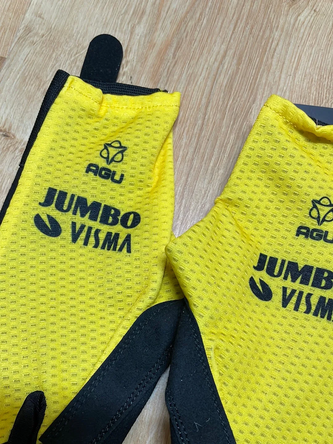 Team Jumbo Visma AGU Premium Race Gloves Yellow