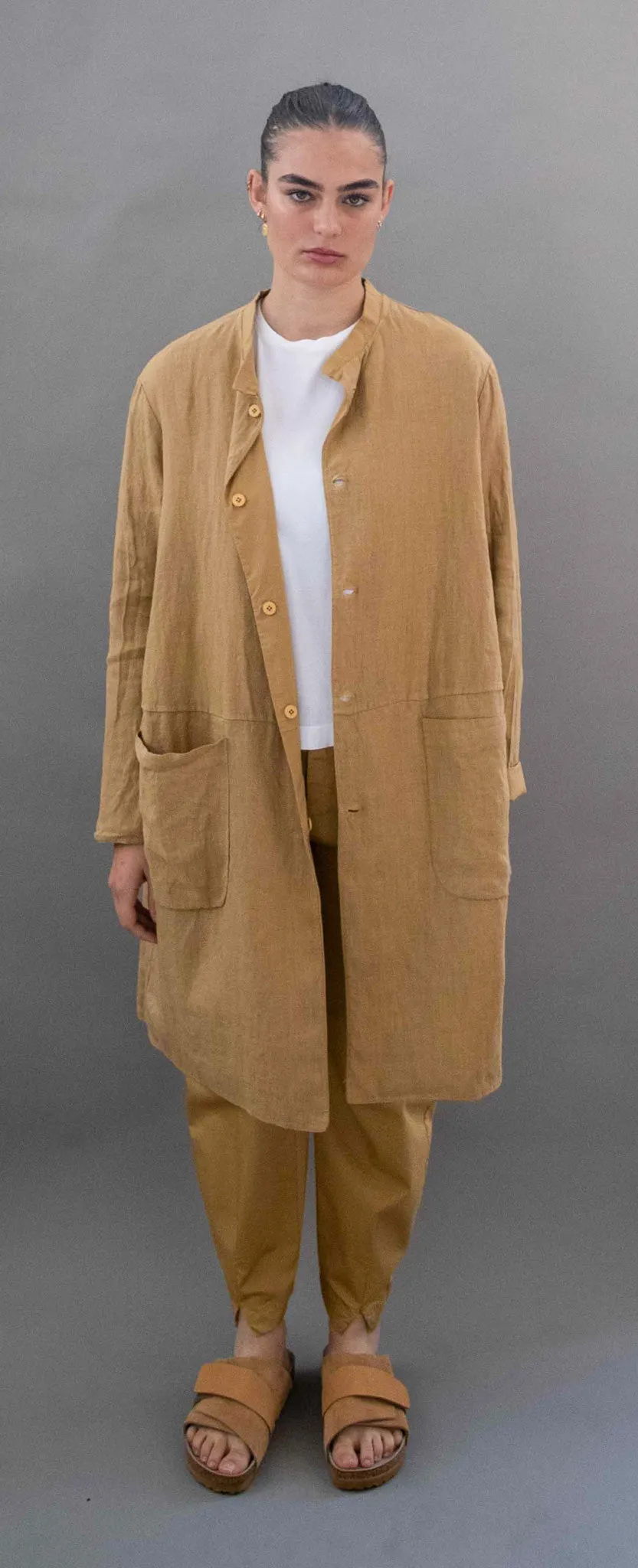 Transit Par Such Reversible Coat in Caramel