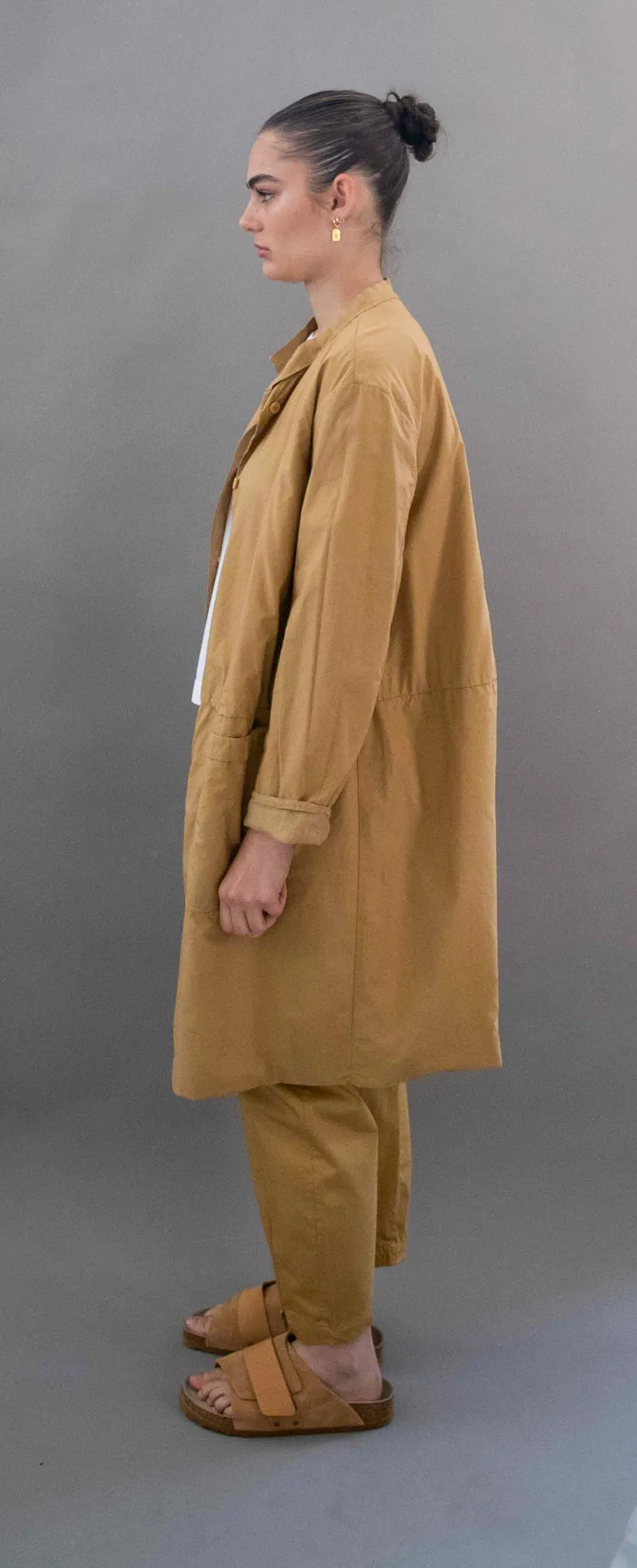 Transit Par Such Reversible Coat in Caramel