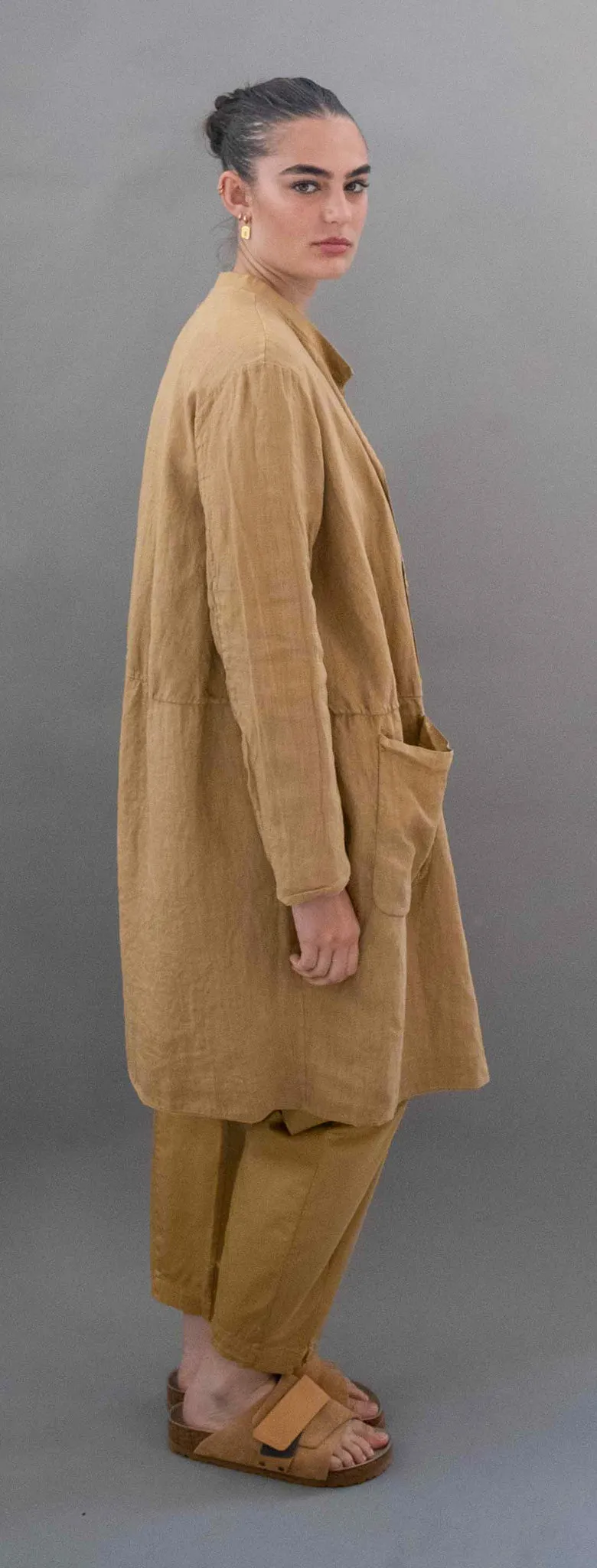 Transit Par Such Reversible Coat in Caramel