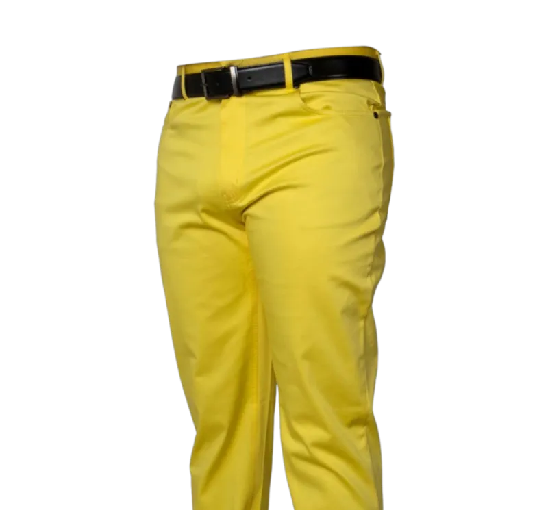 Yellow Prestige Men's Classic Fit Jeans Stretch Material