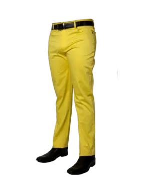 Yellow Prestige Men's Classic Fit Jeans Stretch Material