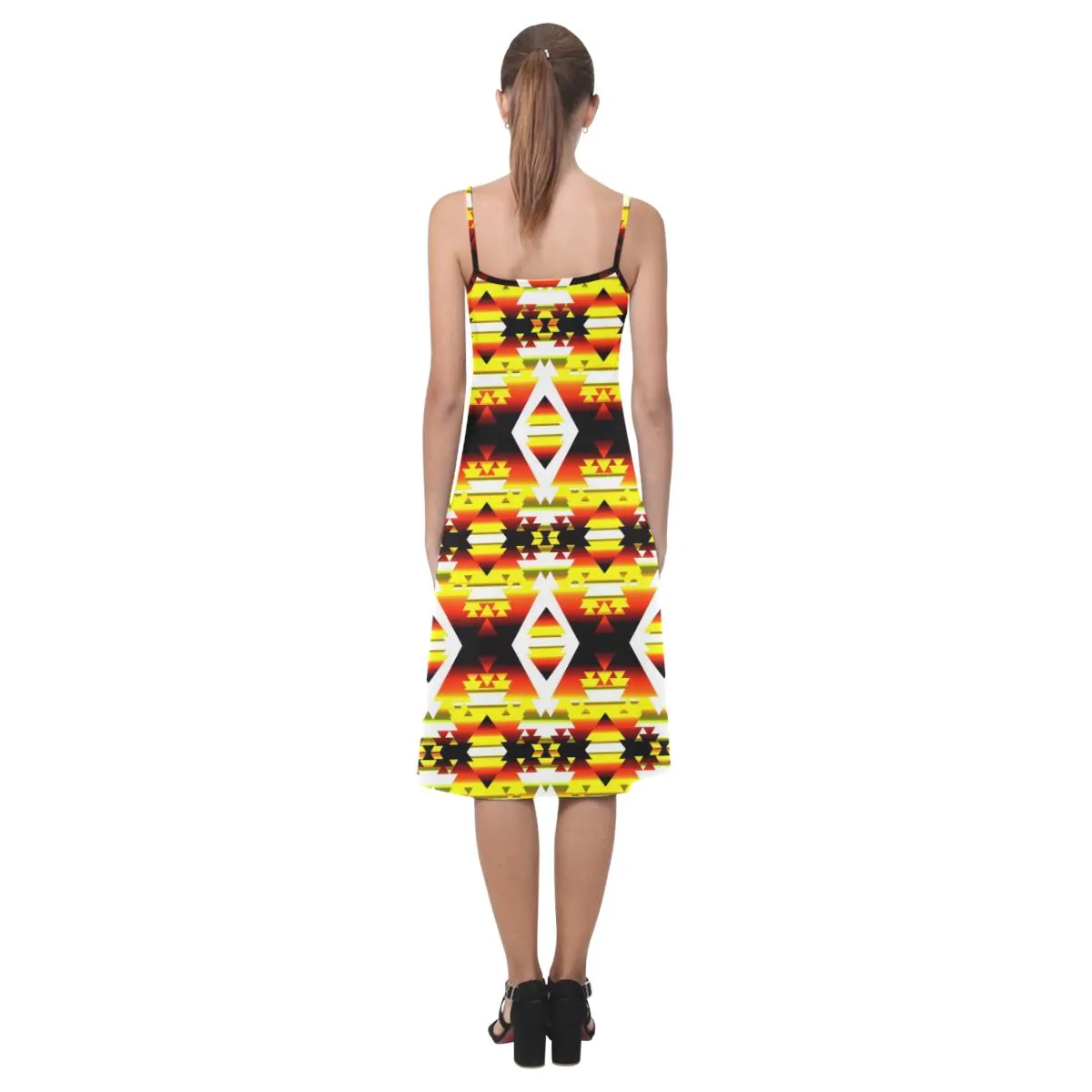 Yellow Winter Camp Alcestis Slip Dress