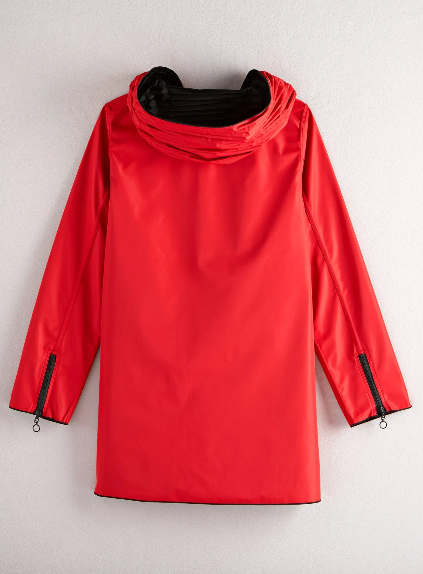 Zips and Pleats Raincoat FINAL SALE (No Returns)